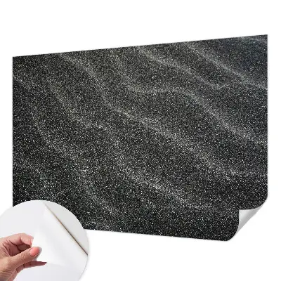 Papel de parede 3D com padrão de ondas de areia