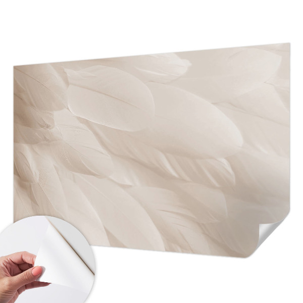 Papel de parede para criança Penas etéreas