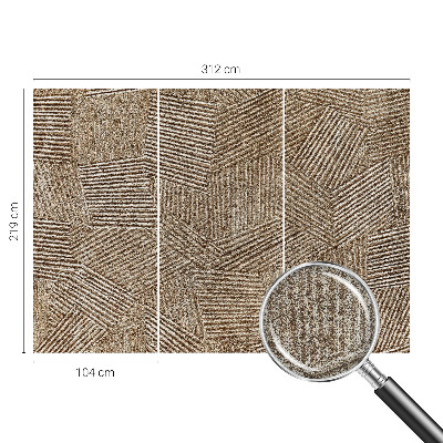 Papel de parede autocolante para quarto Linhas estruturais
