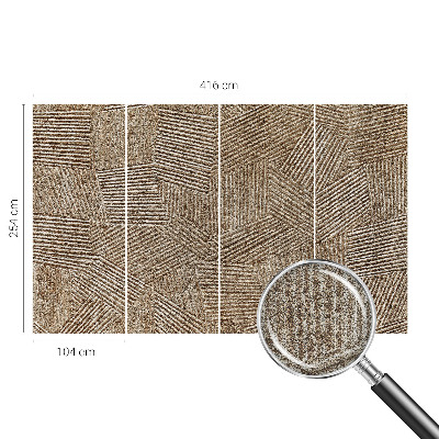 Papel de parede autocolante para quarto Linhas estruturais