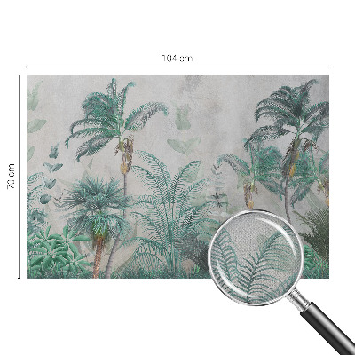 Papel de parede autocolante para sala Oásis exótico