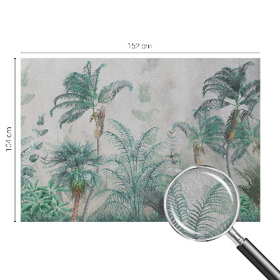 Papel de parede autocolante para sala Oásis exótico