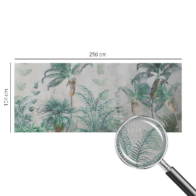Papel de parede autocolante para sala Oásis exótico
