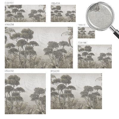 Papel de parede autocolante selva tropical