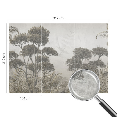 Papel de parede autocolante selva tropical