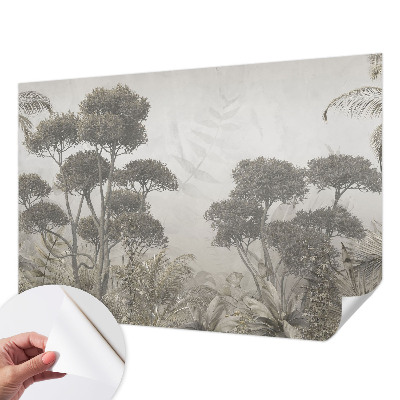 Papel de parede autocolante selva tropical