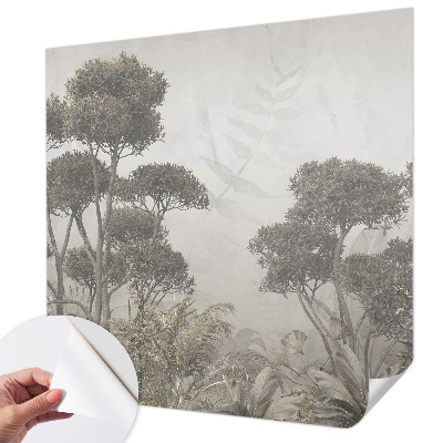 Papel de parede autocolante selva tropical