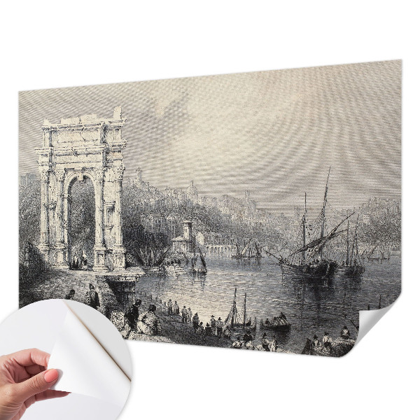 Papel de parede autocolante para sala Paisagem marinha