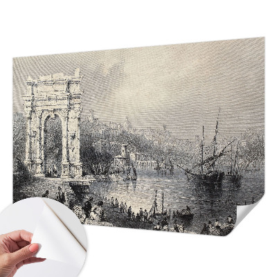 Papel de parede autocolante para sala Paisagem marinha