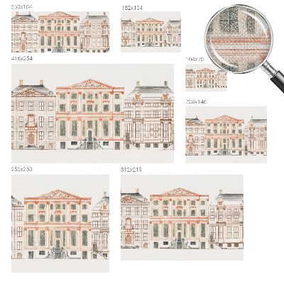 Papel de parede infantil Edifícios clássicos