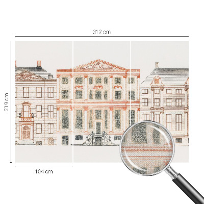 Papel de parede infantil Edifícios clássicos