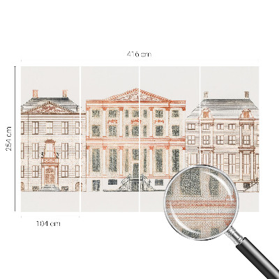 Papel de parede infantil Edifícios clássicos