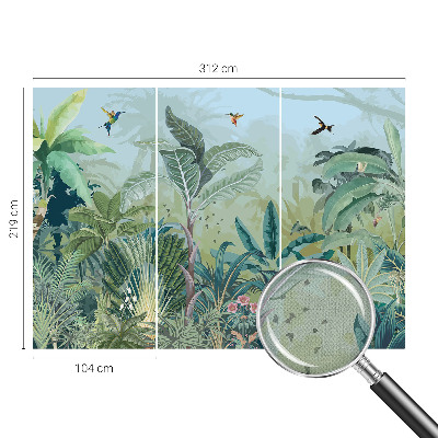 Autocolante de parede fotográfico Natureza tropical