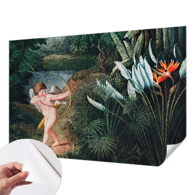 Papel de parede autocolante para quarto Cupido adorável