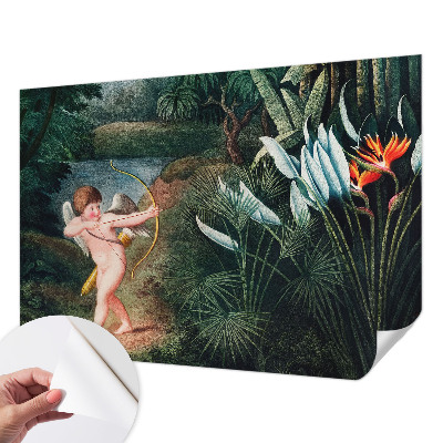 Papel de parede autocolante para quarto Cupido adorável