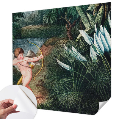 Papel de parede autocolante para quarto Cupido adorável