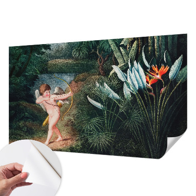 Papel de parede autocolante para quarto Cupido adorável