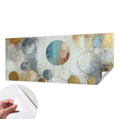 Papel de parede 3D Círculos geométricos