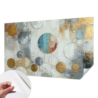 Papel de parede 3D Círculos geométricos