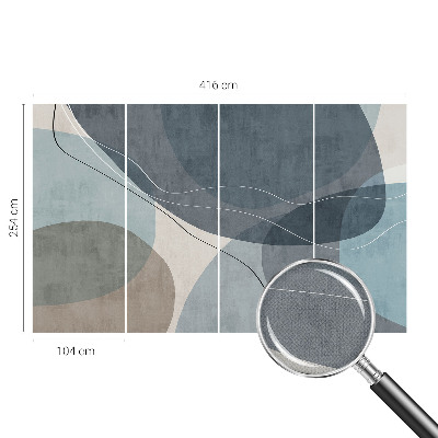 Autocolante de parede fotográfico Abstração moderna