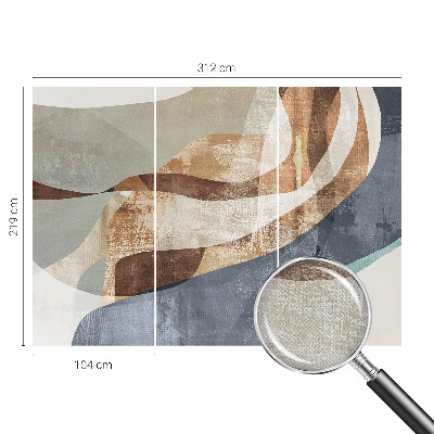 Papel de parede 3D Composição abstrata