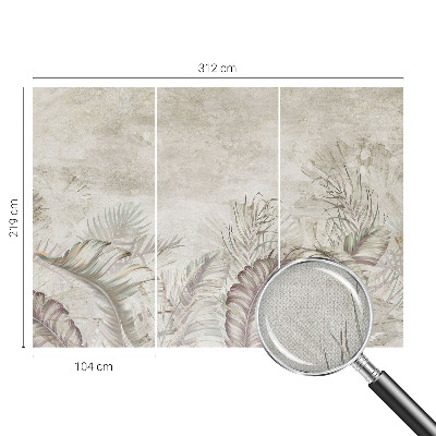 Papel de parede autocolante para sala Folhas decorativas