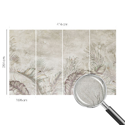 Papel de parede autocolante para sala Folhas decorativas