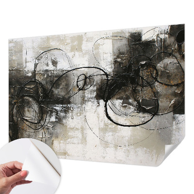 Papel de parede infantil vórtice abstrato