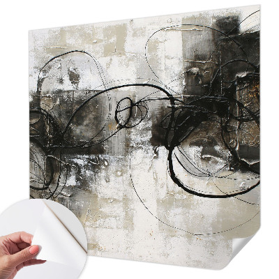Papel de parede infantil vórtice abstrato