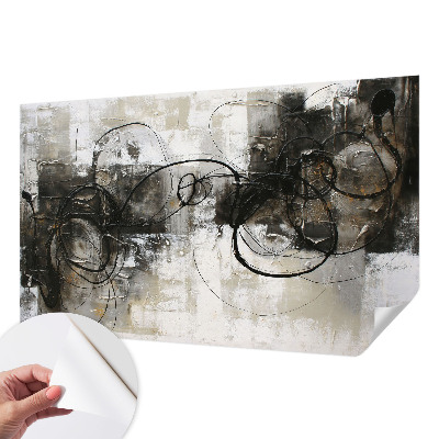 Papel de parede infantil vórtice abstrato