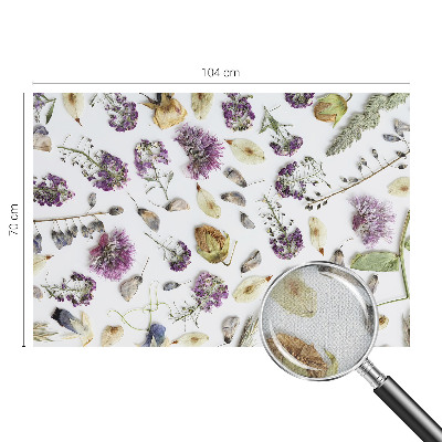 Autocolante de parede fotográfico Flores secas
