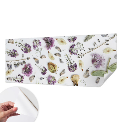 Autocolante de parede fotográfico Flores secas