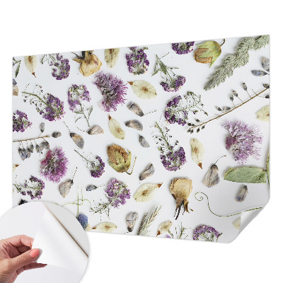 Autocolante de parede fotográfico Flores secas