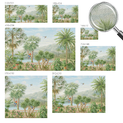 Papel de parede autocolante Paisagem exótica