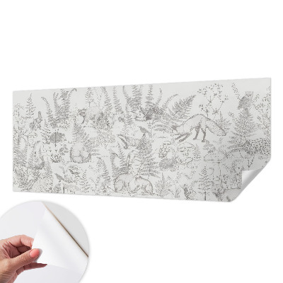 Papel de parede para criança Animais da floresta