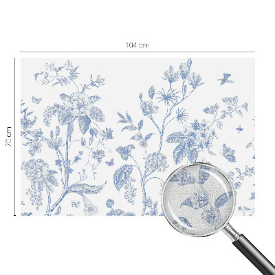 Papel de parede autocolante para sala com estampa floral