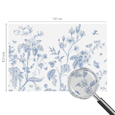 Papel de parede autocolante para sala com estampa floral