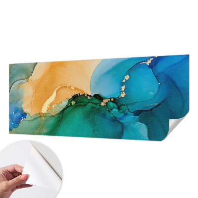 Papel de parede 3D Ondas coloridas