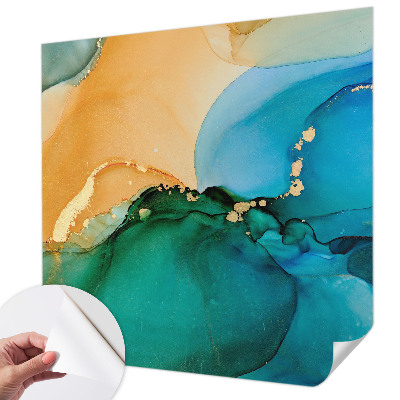 Papel de parede 3D Ondas coloridas