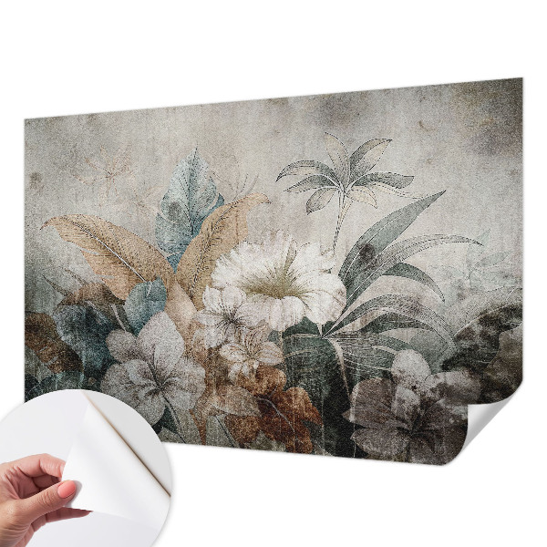 Papel de parede autocolante para quarto Sonho de flores