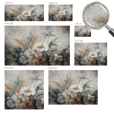 Papel de parede autocolante para quarto Sonho de flores