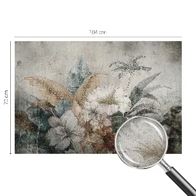 Papel de parede autocolante para quarto com estampa 'Sonho de flores'