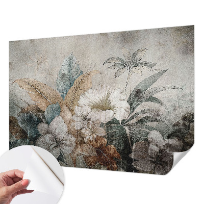 Papel de parede autocolante para quarto Sonho de flores
