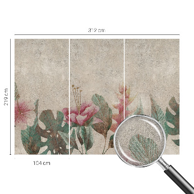 Papel de parede para criança Flora sutil