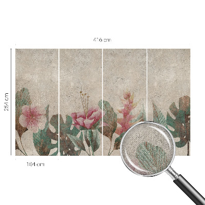 Papel de parede para criança Flora sutil