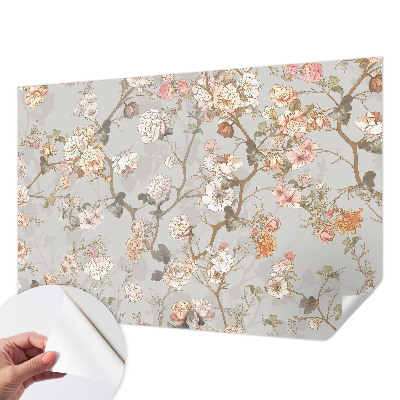 Papel de parede infantil Padrão romântico