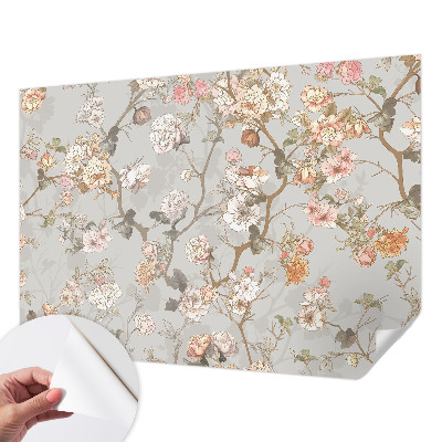 Papel de parede infantil Padrão romântico