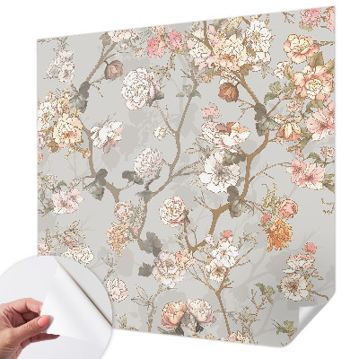 Papel de parede infantil Padrão romântico