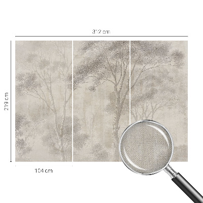 Papel de parede autocolante para quarto Harmonia elegante