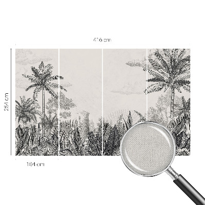 Papel de parede autocolante Paisagem tropical